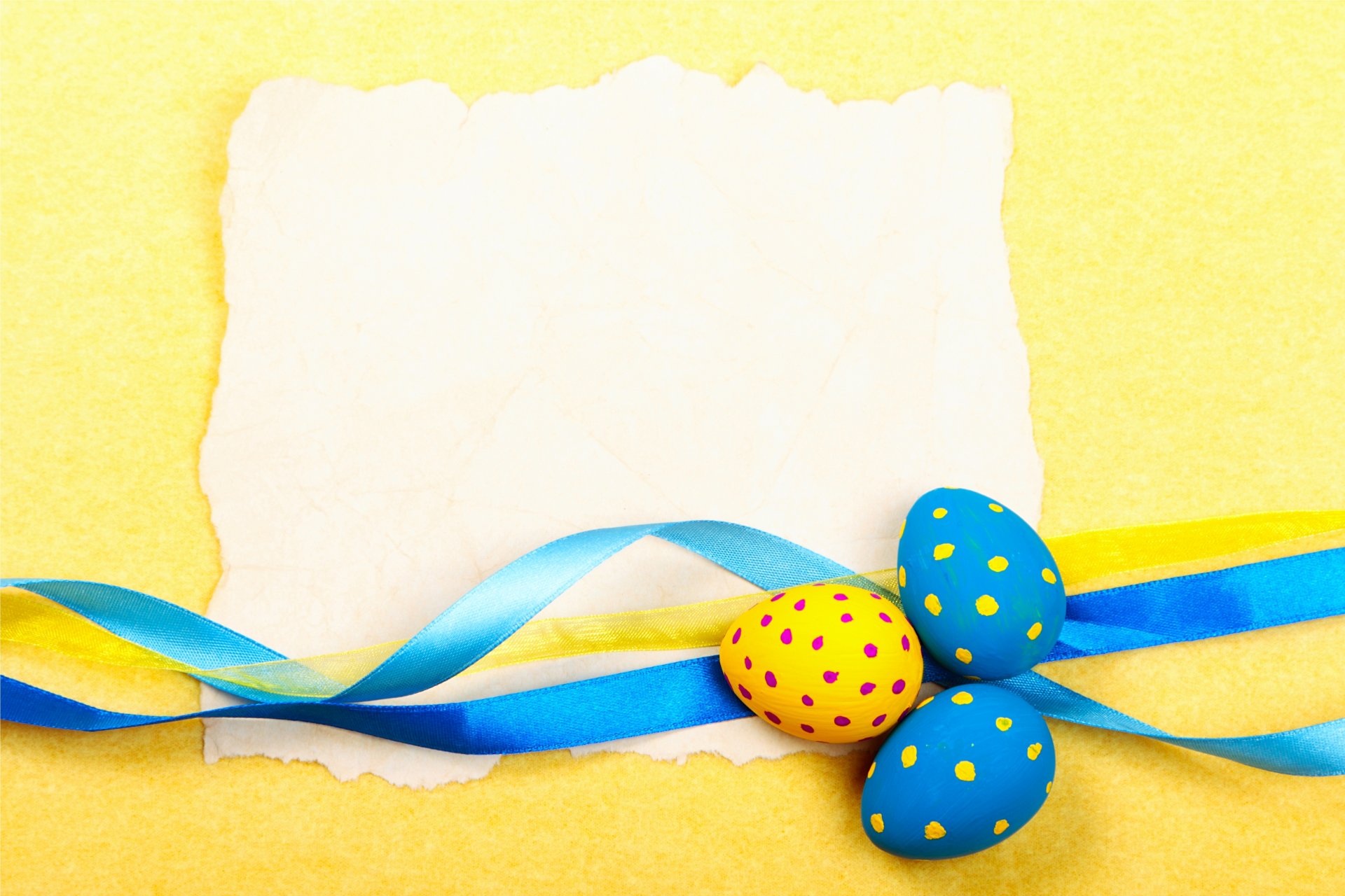 pasqua uova carte nastro