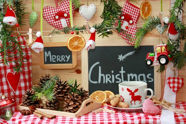 Decorazioni da tavola per Natale
